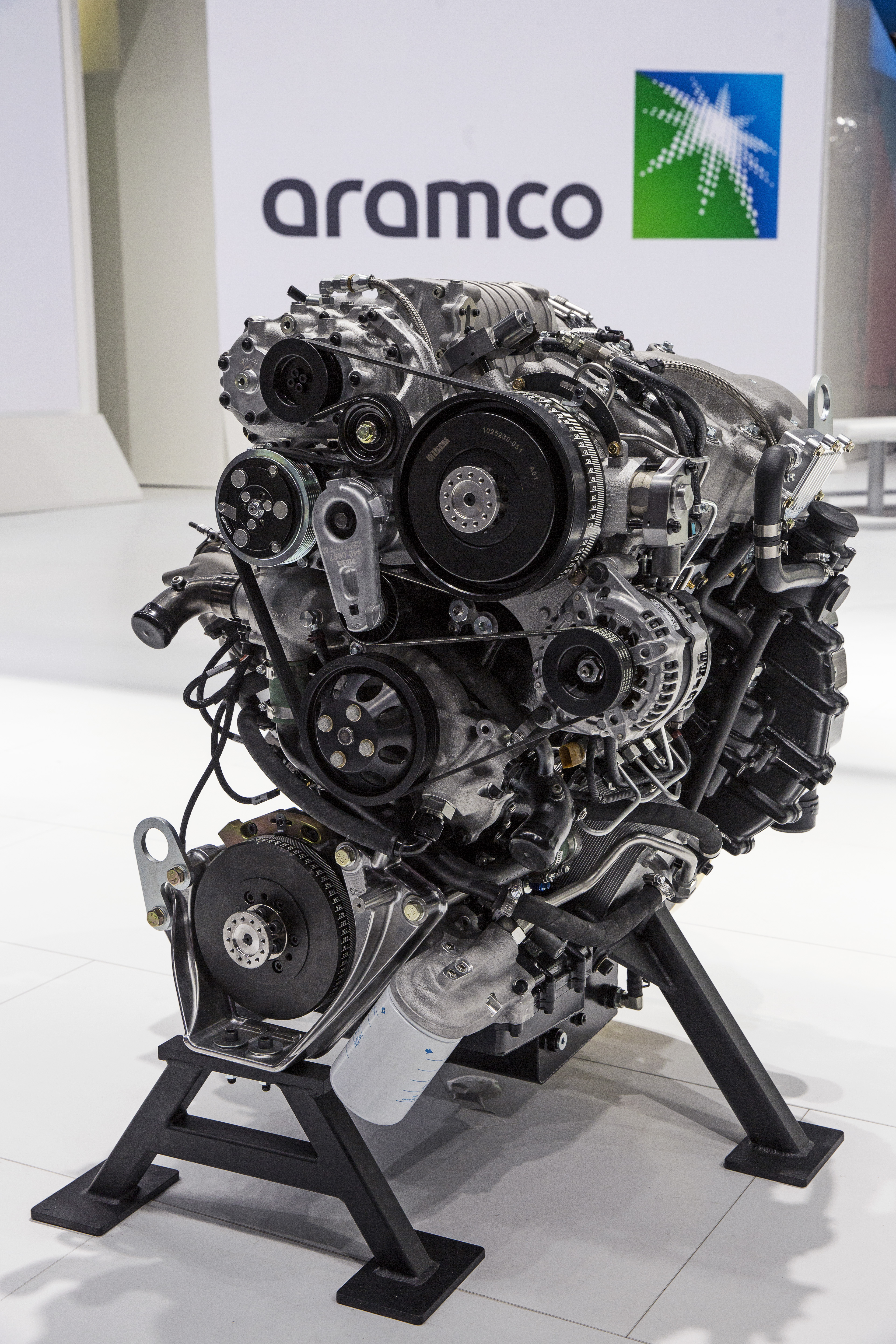 Detailed Car Engine Model Aramco